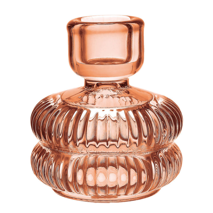 Transparent Crystal Glass Candle Holder