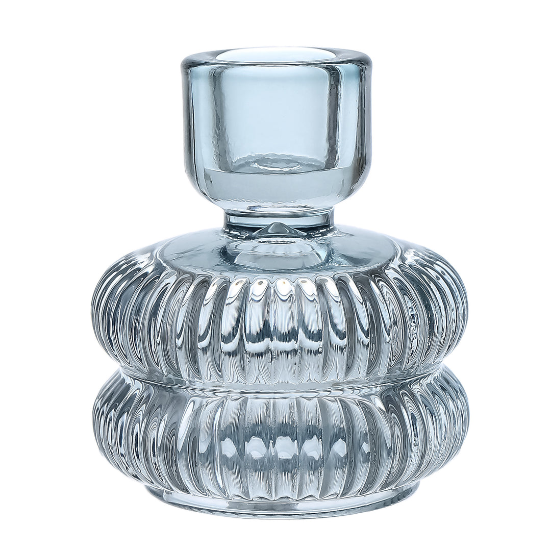 Transparent Crystal Glass Candle Holder