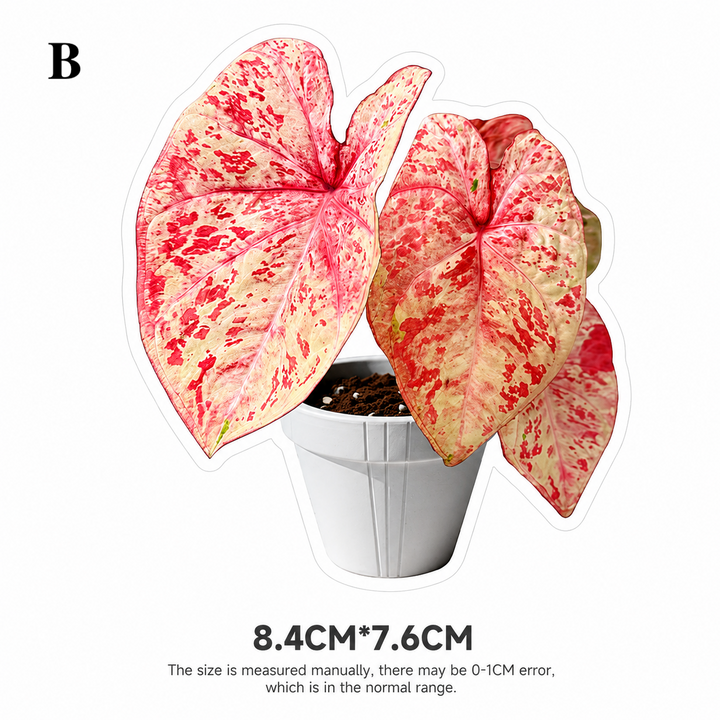 Tropical Plant Fridge Magnet | Rotating Acrylic Magnet