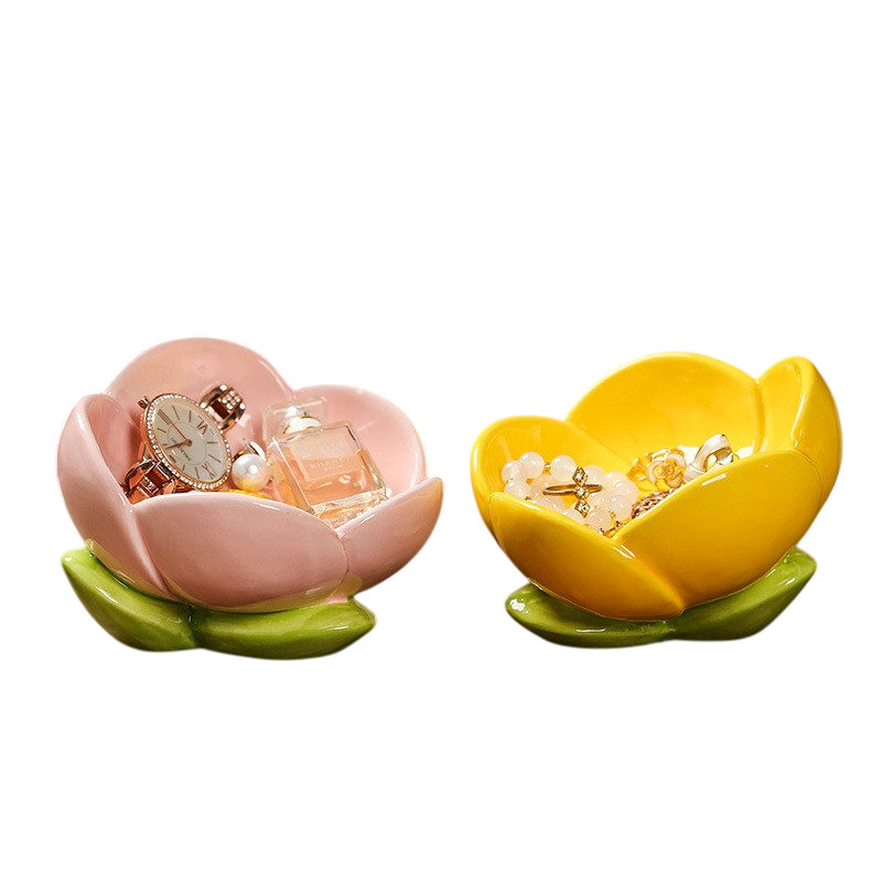 Tulip Ceramic Jewelry Tray – Entryway Organizer