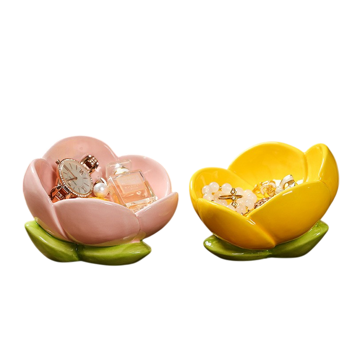 Tulip Ceramic Jewelry Tray – Entryway Organizer