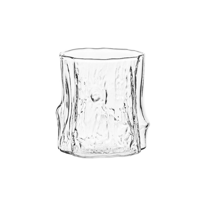 Vintage Textured Glass Coffee Cup – Retro Espresso Tumbler