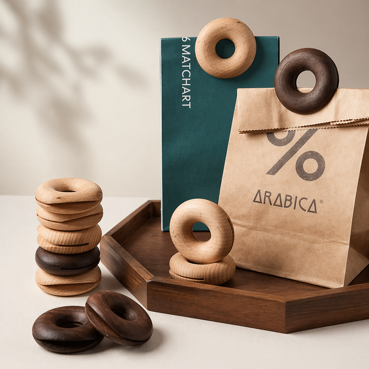 Wooden Donut Bag Clips