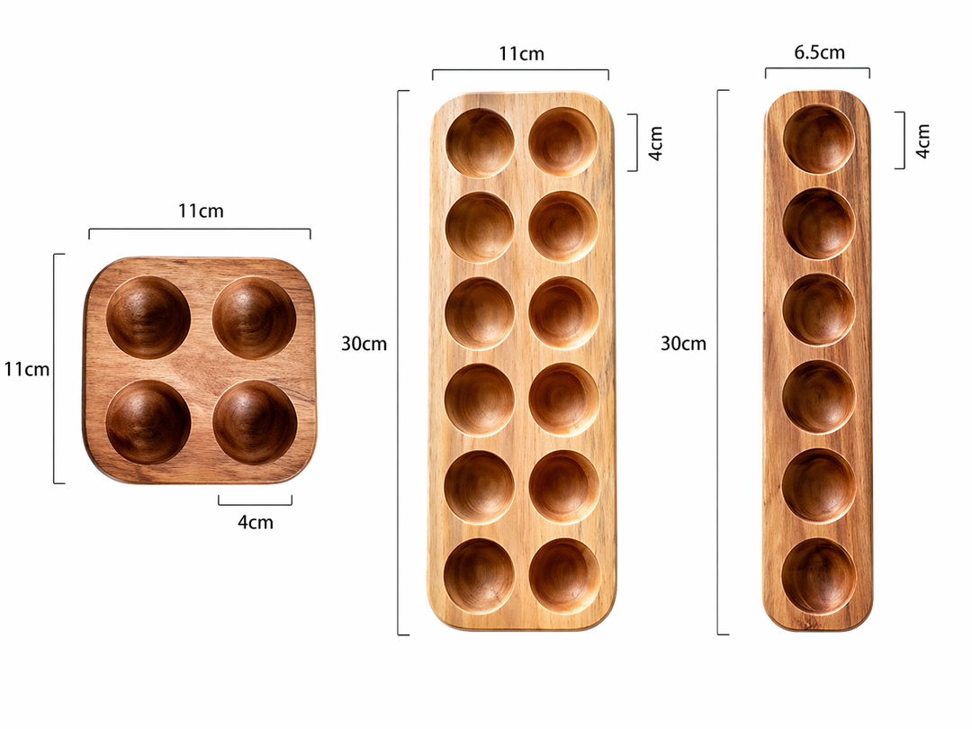 Wooden Egg Storage Tray