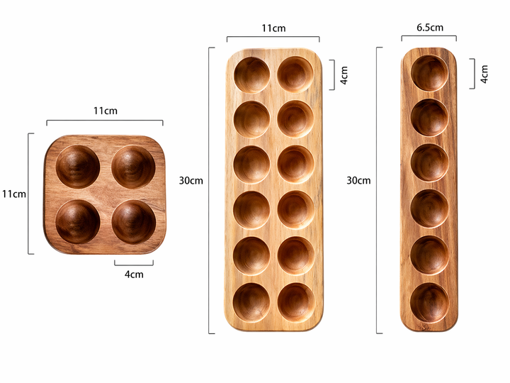 Wooden Egg Storage Tray
