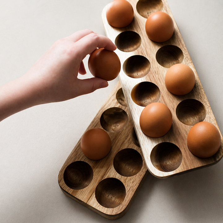 Wooden Egg Storage Tray