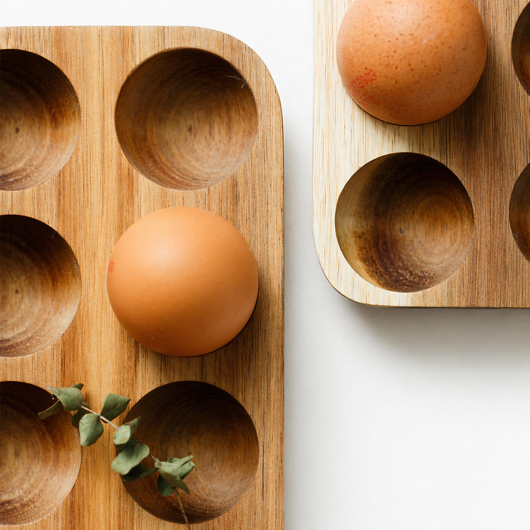 Wooden Egg Storage Tray