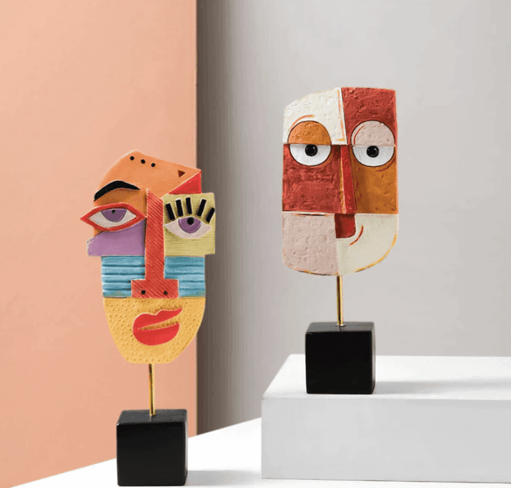 Abstract Characters Crafts Ornaments - huemabe - Creative Home Decor