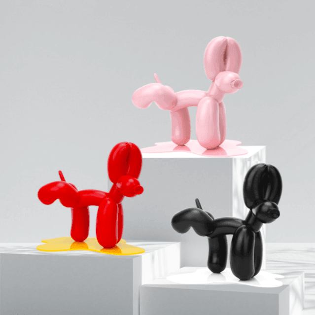 Abstract Peeing Balloon Dog Statue - huemabe - Creative Home Decor