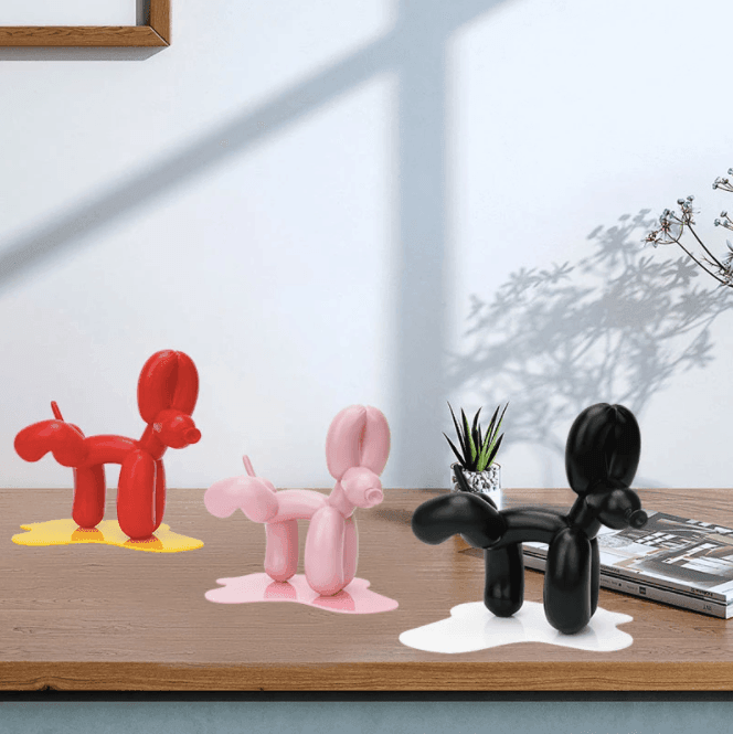 Abstract Peeing Balloon Dog Statue - huemabe - Creative Home Decor