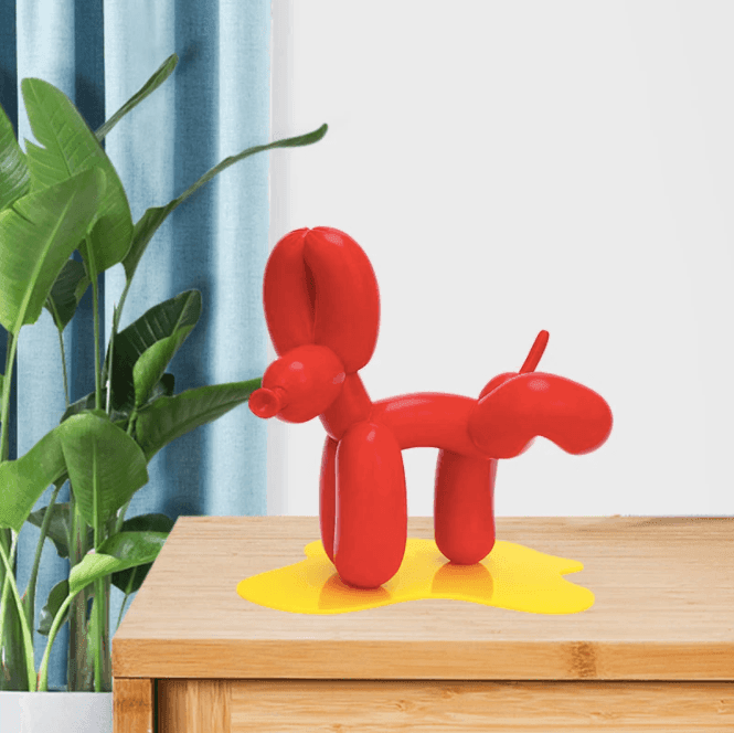 Abstract Peeing Balloon Dog Statue - huemabe - Creative Home Decor