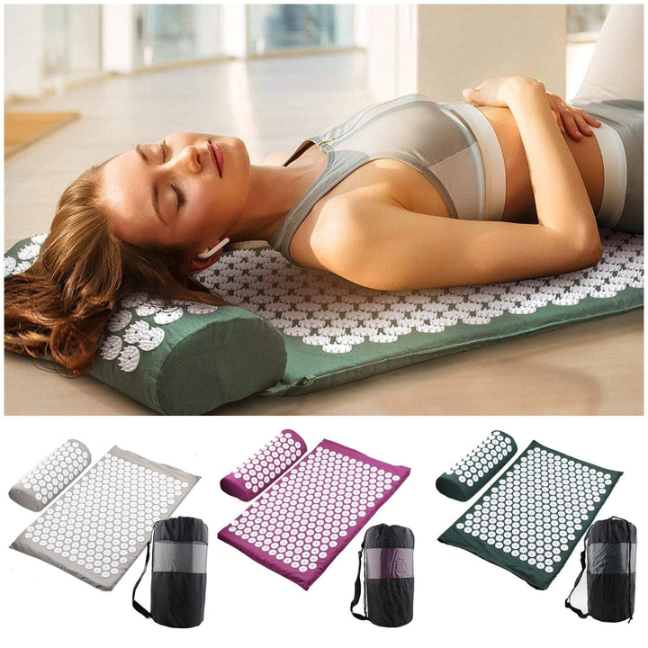 Acupressure Mat and Pillow Set - huemabe - Creative Home Decor