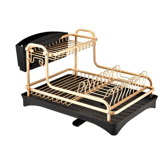 Aluminum Stand Dish Drying Rack - huemabe - Creative Home Decor