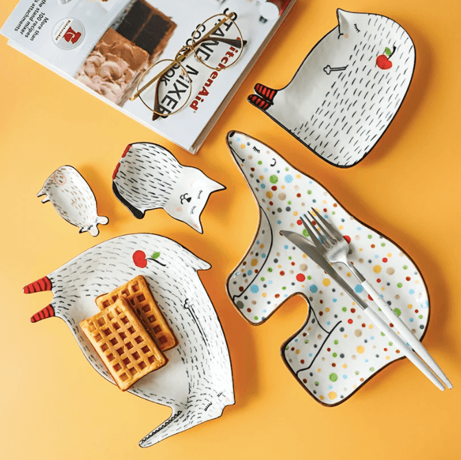 Animal Ceramic Plate - huemabe - Creative Home Decor