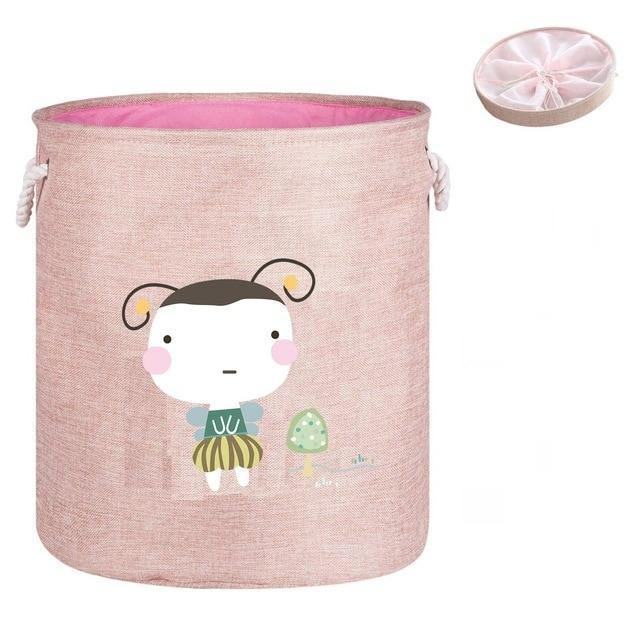 Animal Folding Laundry Basket With Lid - huemabe - Creative Home Decor