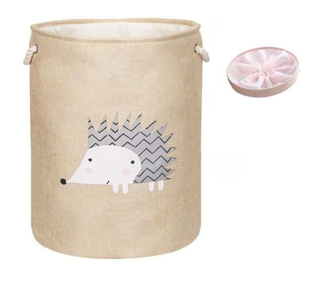 Animal Folding Laundry Basket With Lid - huemabe - Creative Home Decor