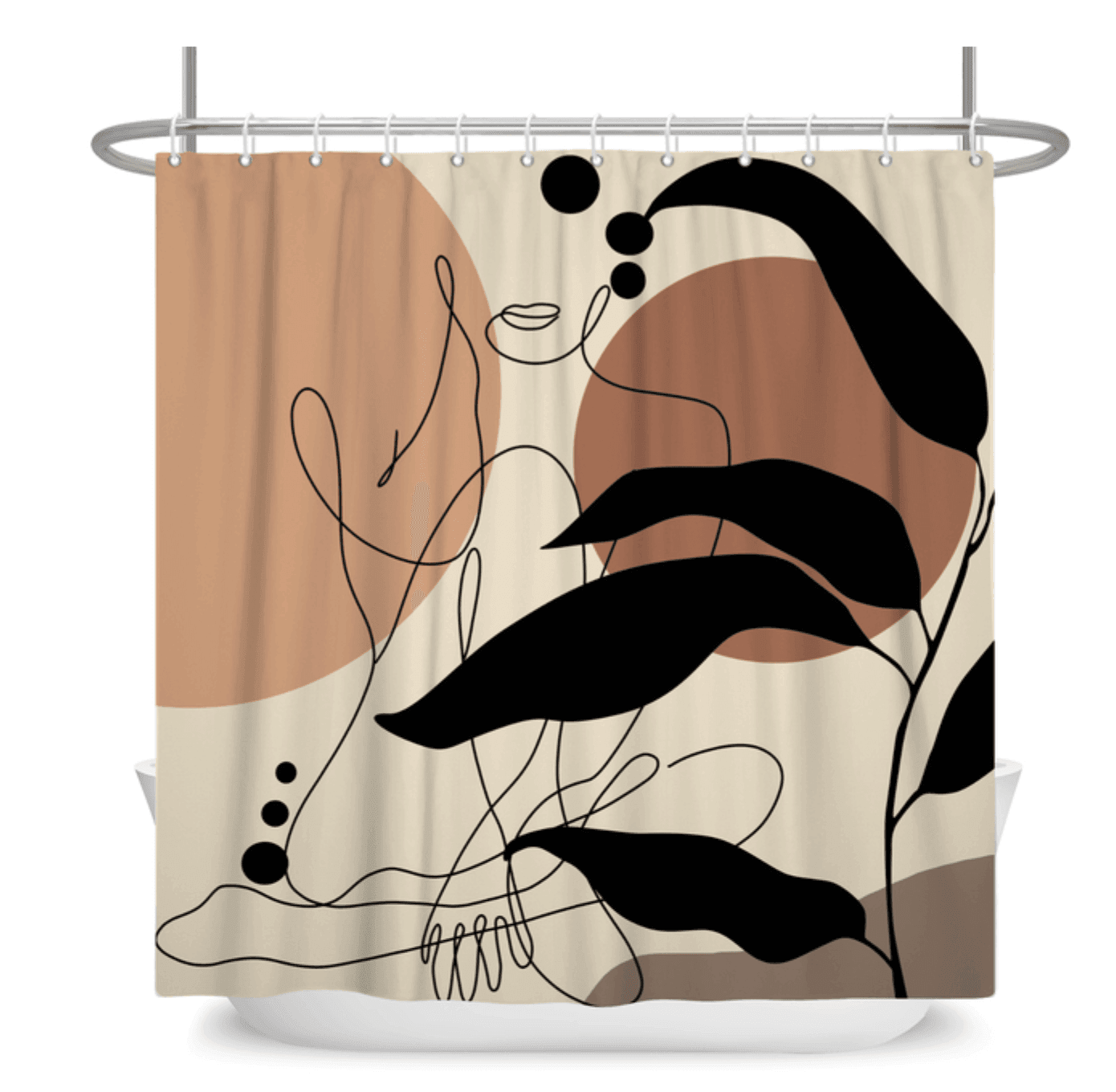 Art Boho Shower Curtain - huemabe - Creative Home Decor