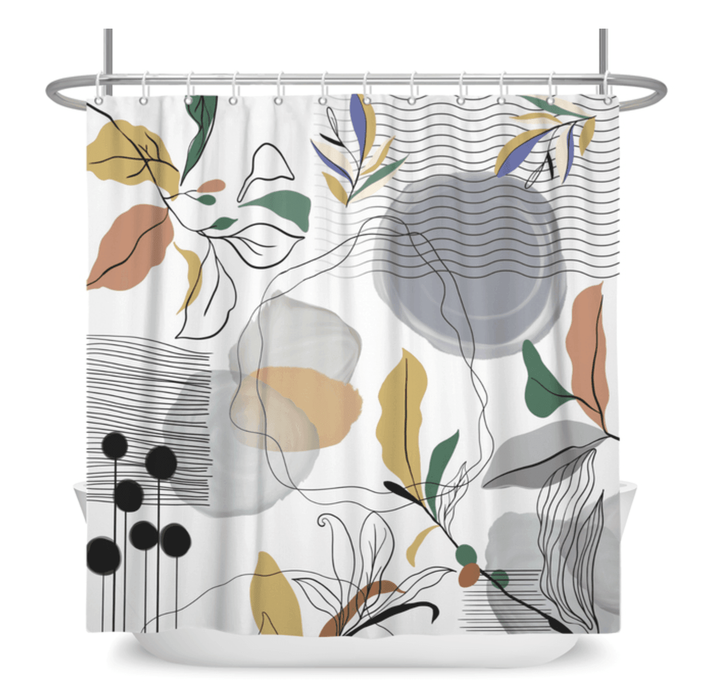 Art Boho Shower Curtain - huemabe - Creative Home Decor