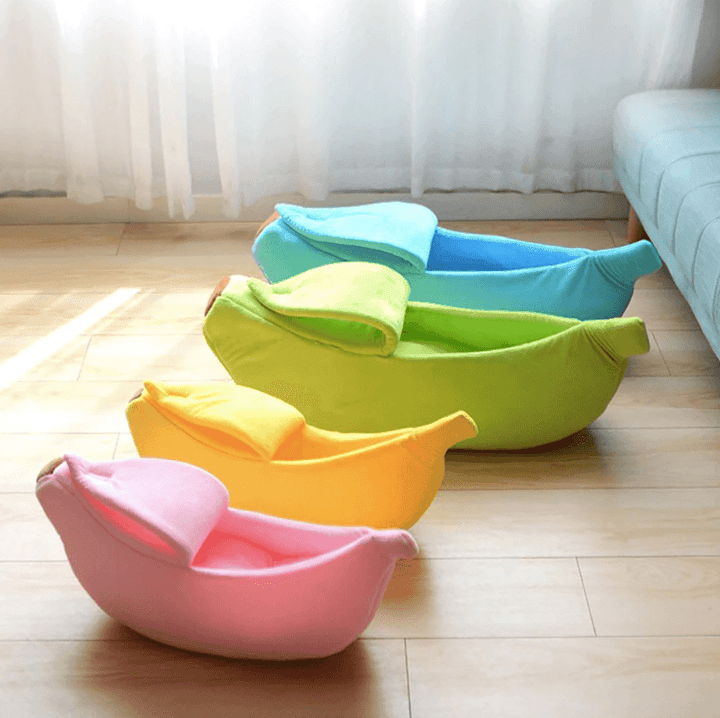 Banana Cat Bed House - huemabe - Creative Home Decor