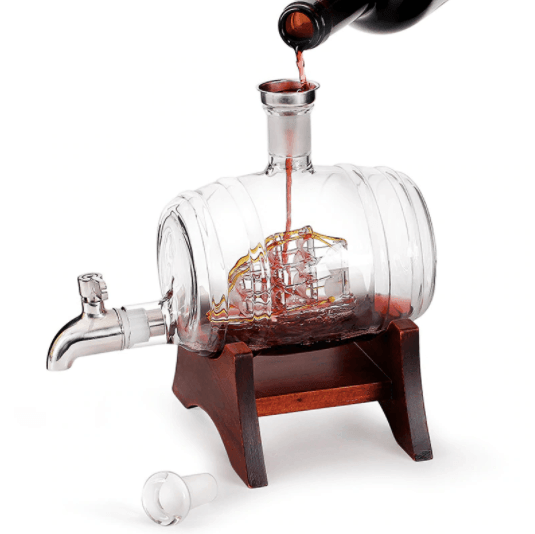 Barrel Whiskey Decanter - huemabe - Creative Home Decor