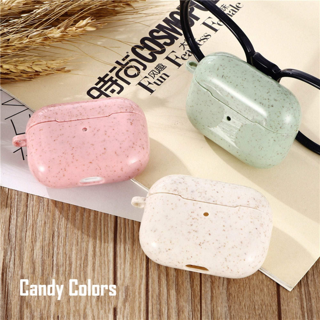 Biodegradable Wheat Straw AirPods Pro Case - huemabe - Creative Home Decor