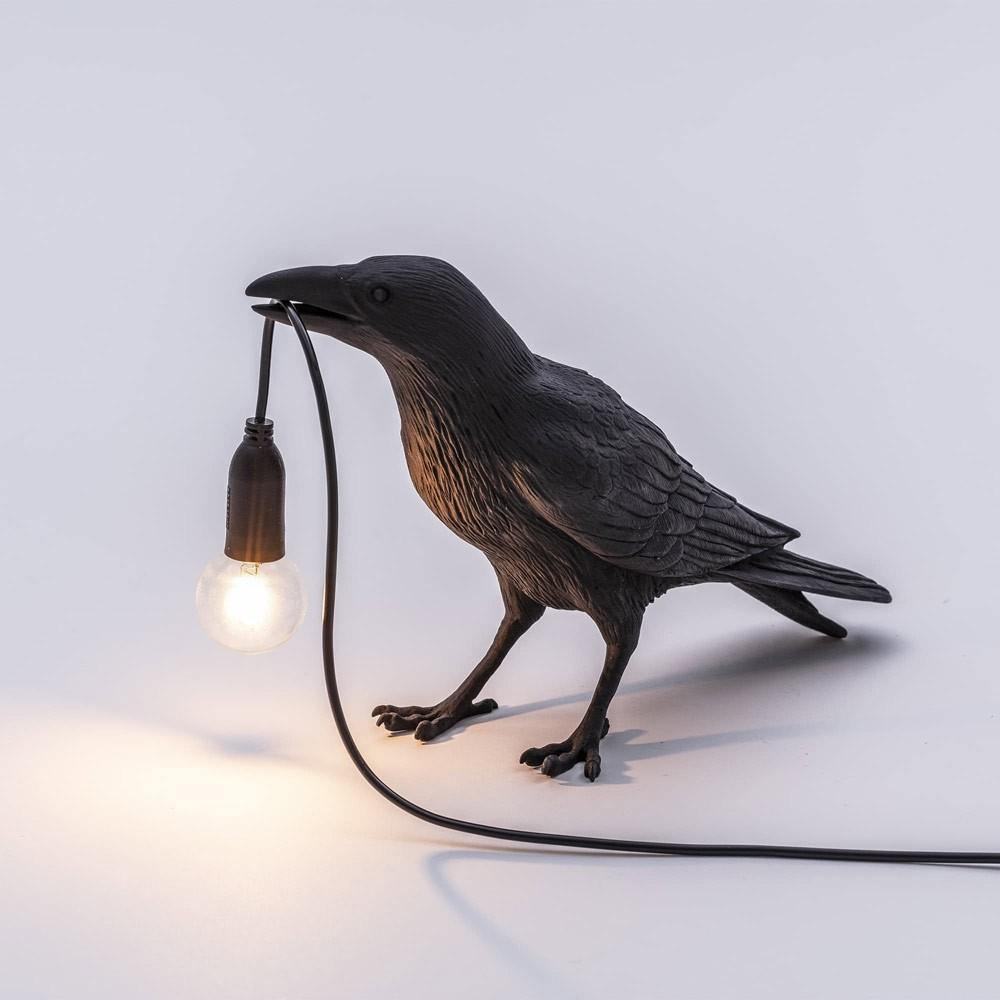 Black Bird Table Lamp - huemabe - Creative Home Decor