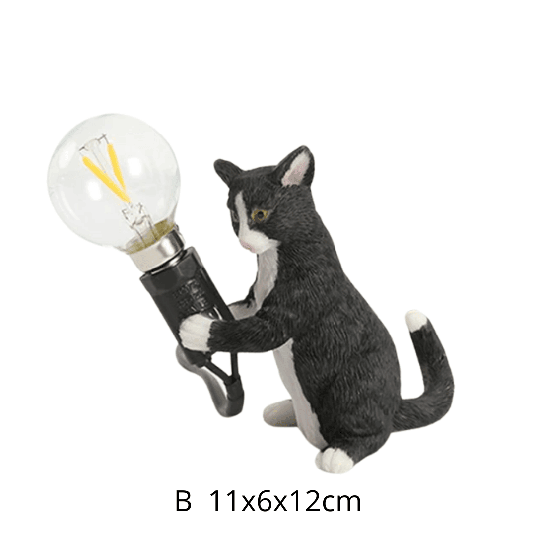 Black Cat Resin Decor Night Light - huemabe - Creative Home Decor