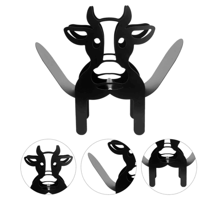 Black Cow Toilet Roll Paper Holder - huemabe - Creative Home Decor