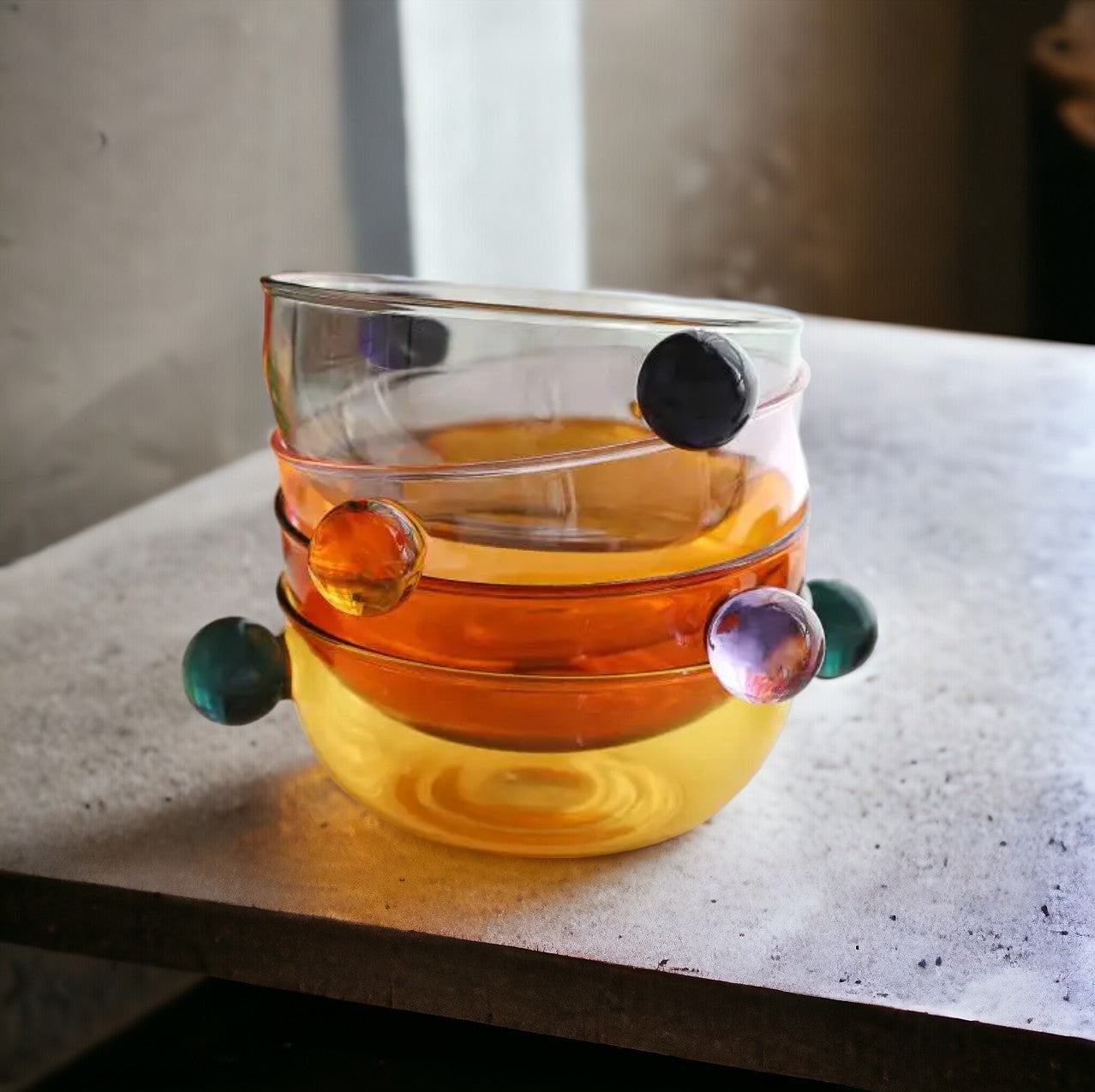 Borosilicate Glass Dessert Bowl - huemabe - Creative Home Decor