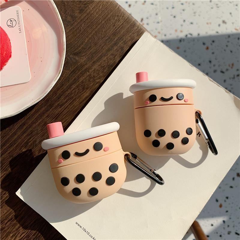 Bubble Tea 3D Silicone AirPods Case - huemabe - Creative Home Decor