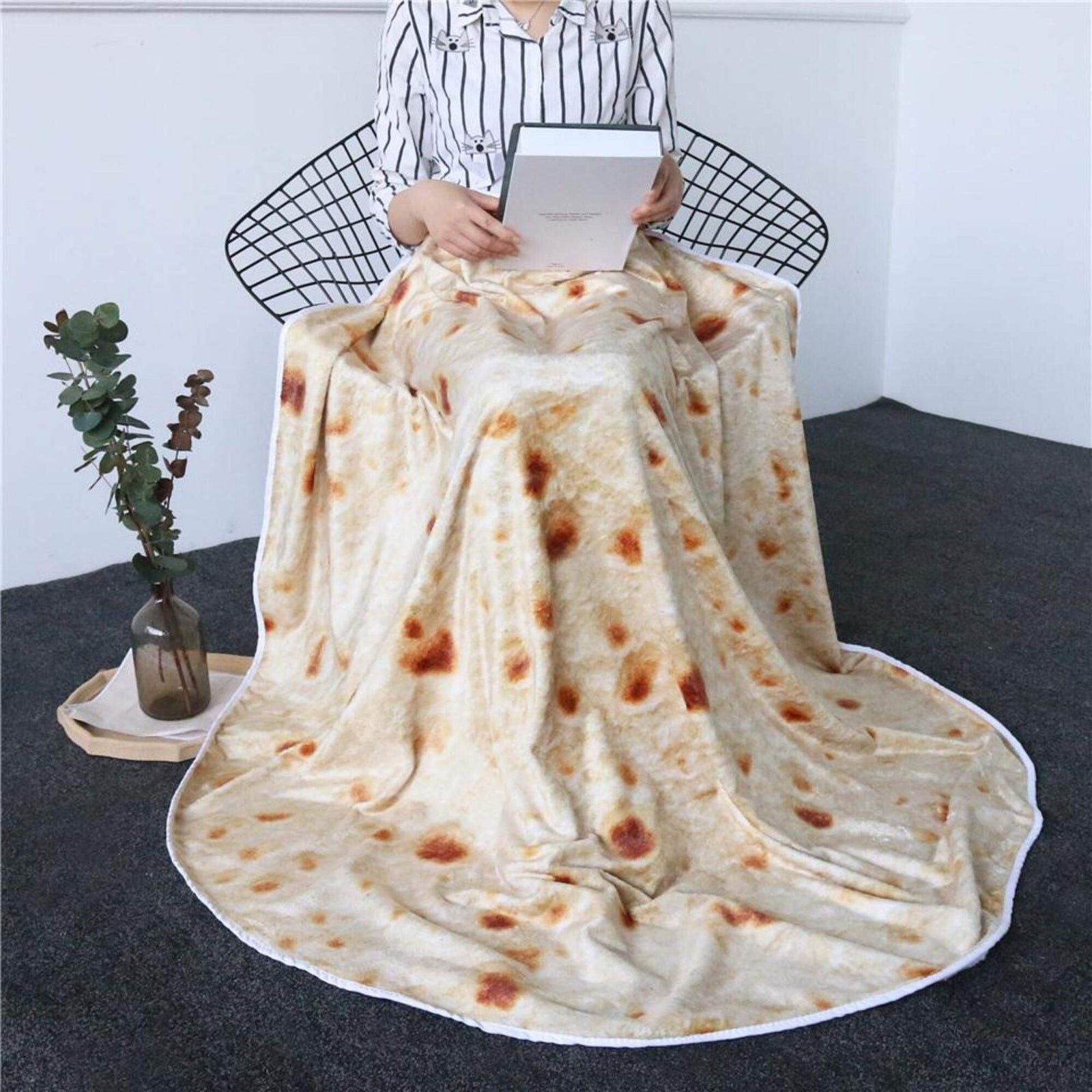 Burrito & Tortilla Wrap Blanket - huemabe - Creative Home Decor