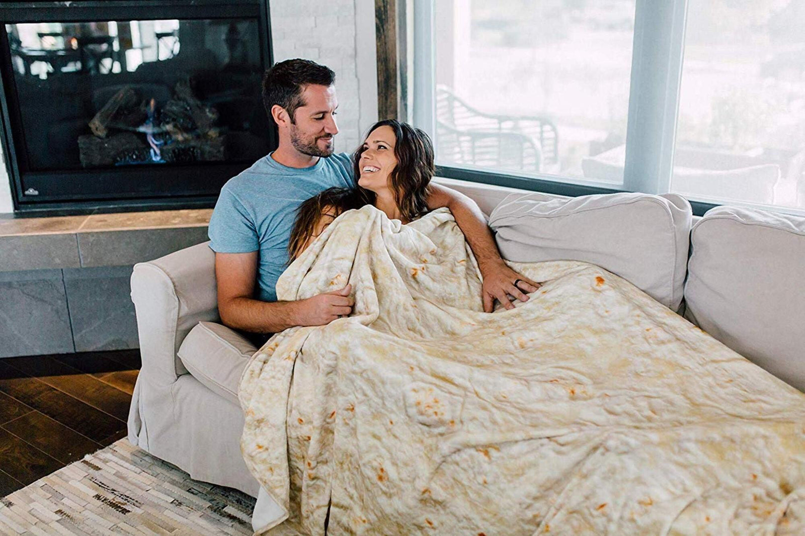 Burrito & Tortilla Wrap Blanket - huemabe - Creative Home Decor