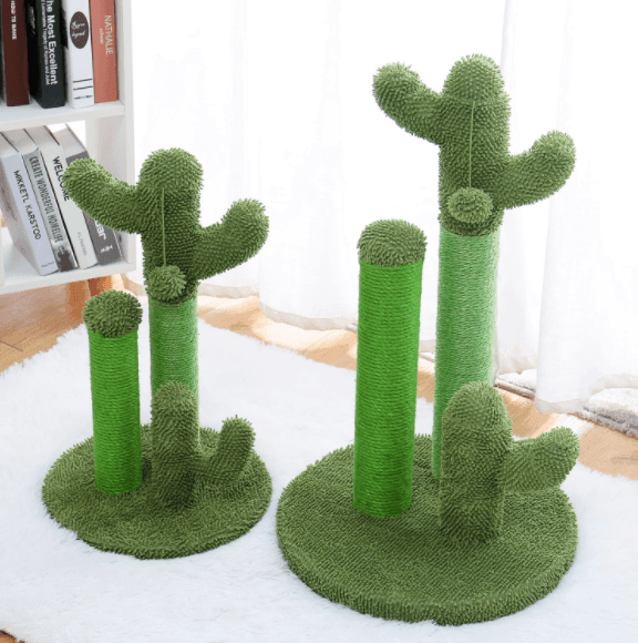 Cactus Cat Scratcher Posts with Ball - huemabe - Creative Home Decor