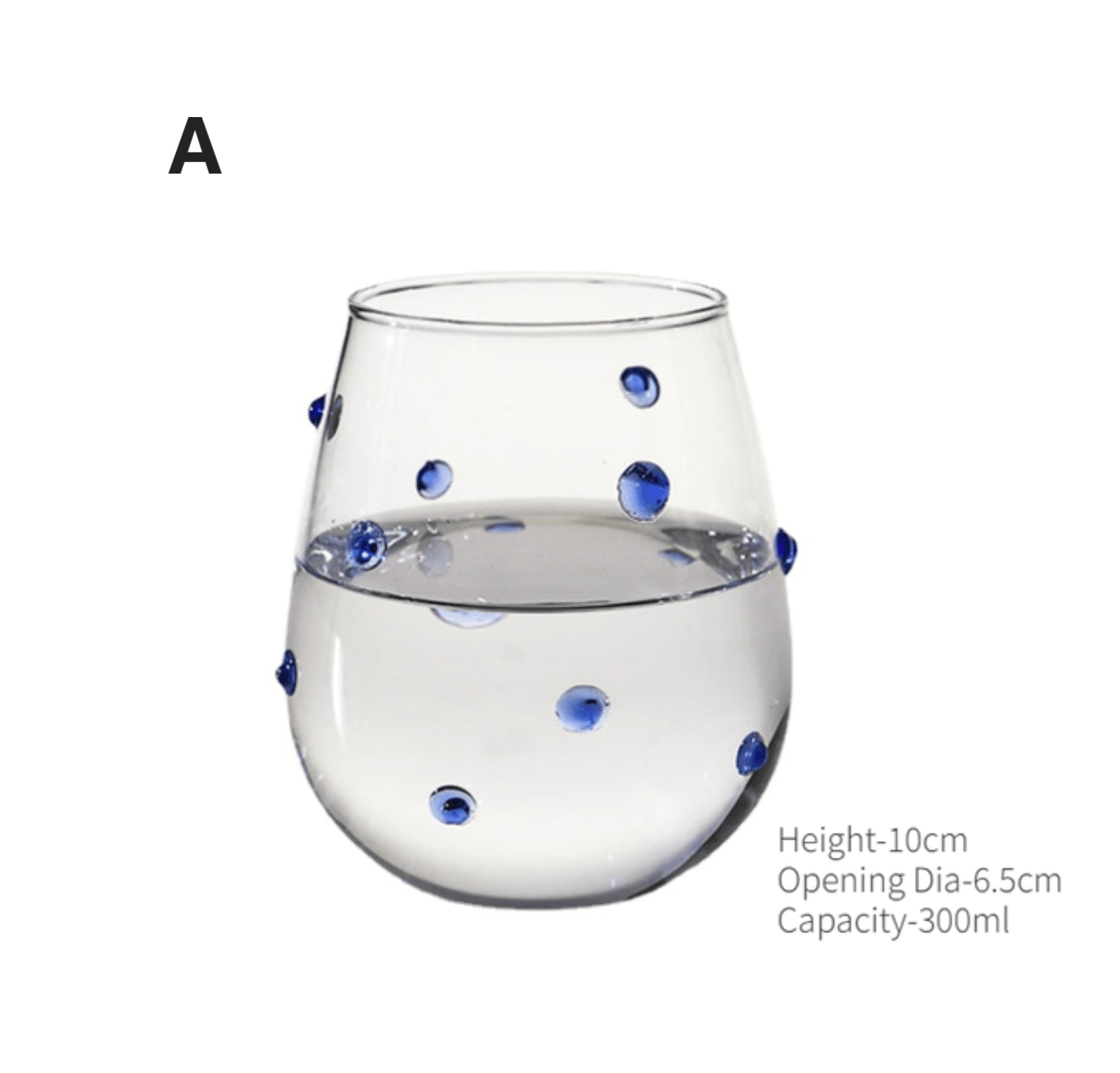 Candy Color Dots Glass Cup - huemabe - Creative Home Decor