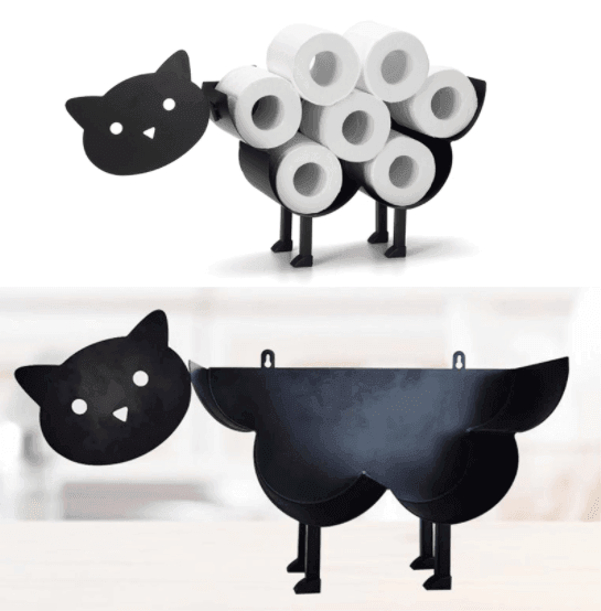 Cat Decorative Toilet Paper Holder - huemabe - Creative Home Decor