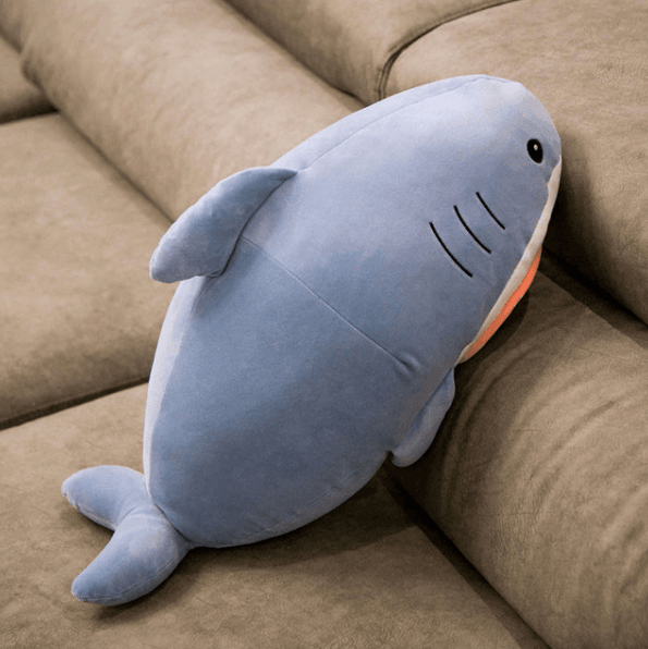 Cat Face Shark Plush Toy - huemabe - Creative Home Decor