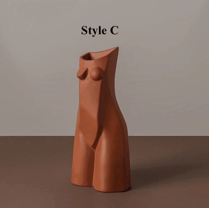 Ceramic Body Art Vase - huemabe - Creative Home Decor