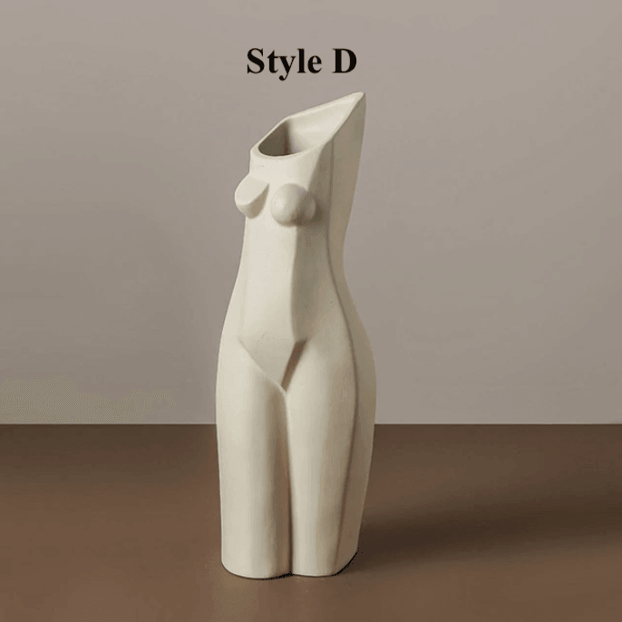 Ceramic Body Art Vase - huemabe - Creative Home Decor