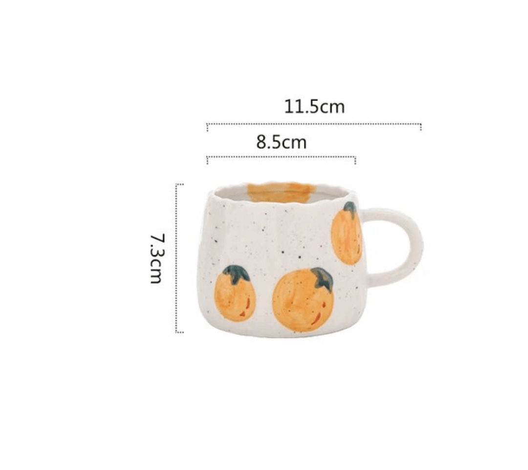 Ceramic Fruit Printed Mugs | Coffee Cups | Drinkware - huemabe - Creative Home Decor