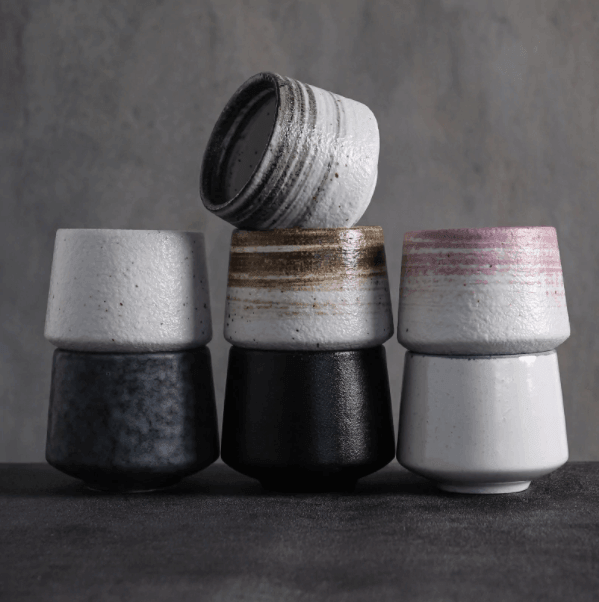 Ceramic Japanese Tea Cup - huemabe - Creative Home Decor