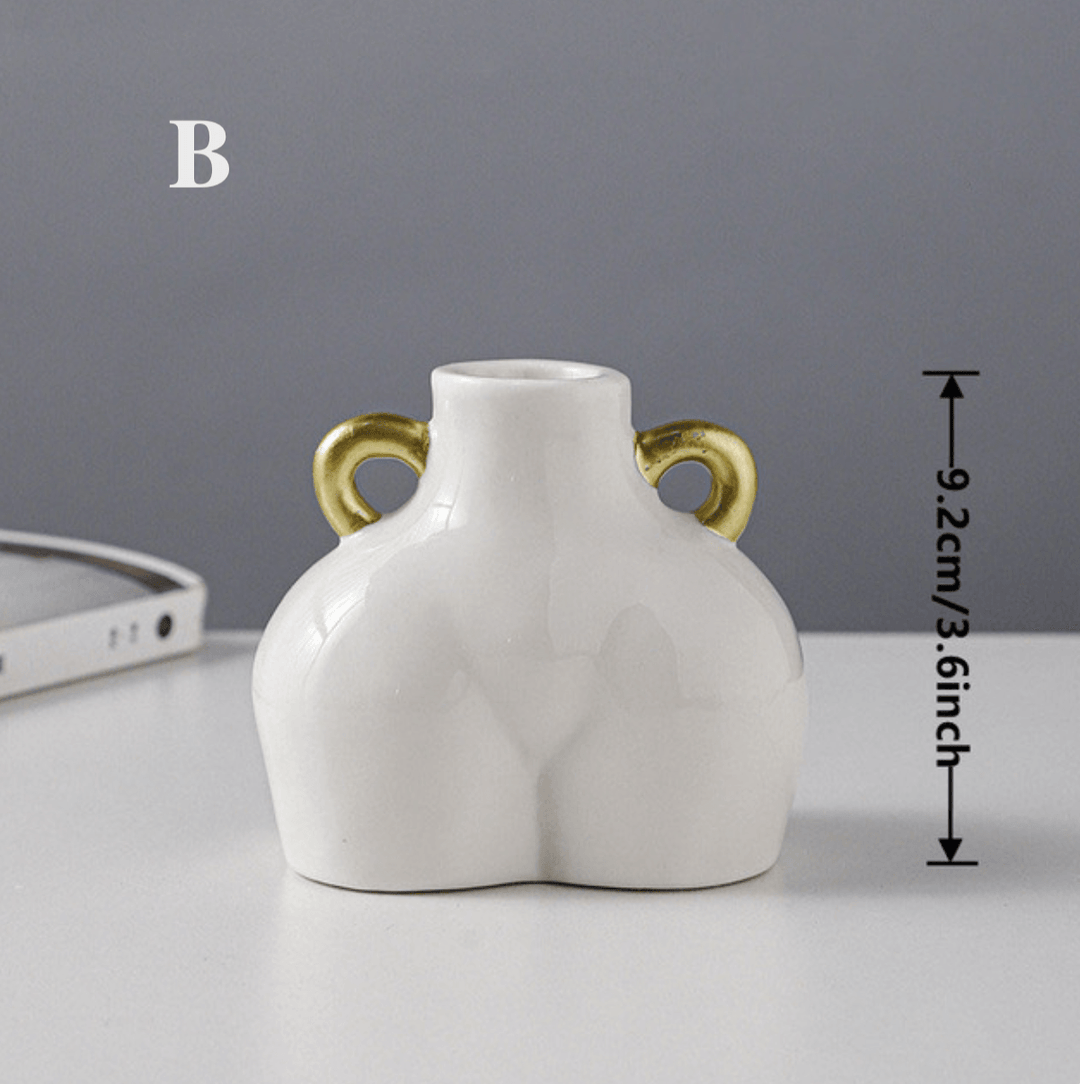 Ceramics Body Shape Candle Holders - huemabe - Creative Home Decor