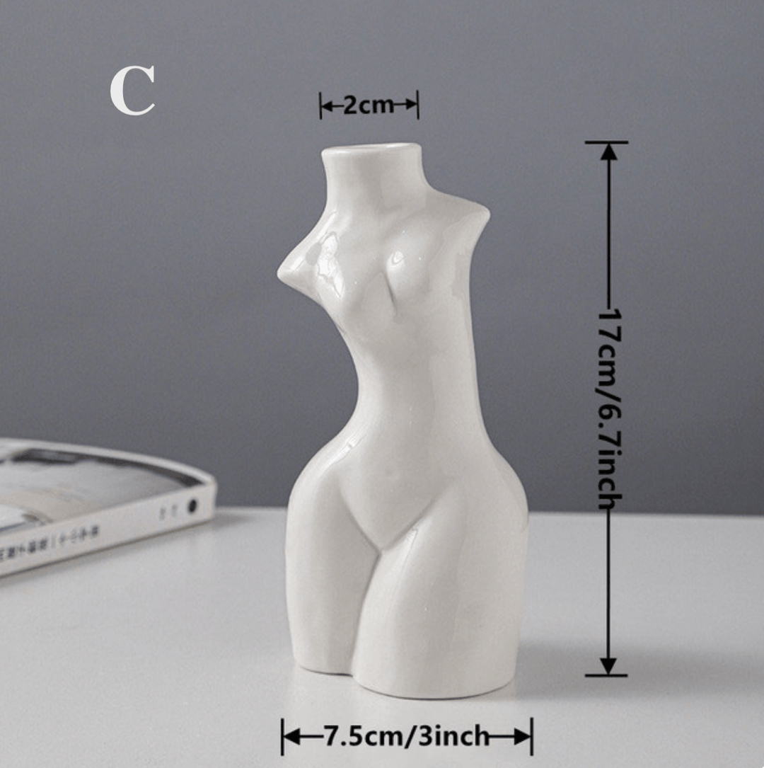 Ceramics Body Shape Candle Holders - huemabe - Creative Home Decor