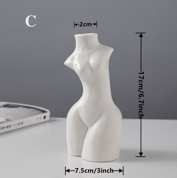 Ceramics Body Shape Candle Holders - huemabe - Creative Home Decor