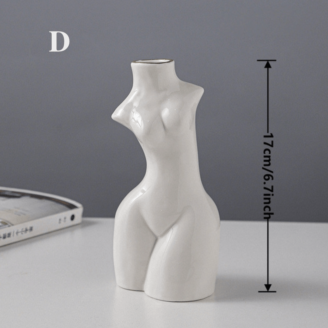 Ceramics Body Shape Candle Holders - huemabe - Creative Home Decor