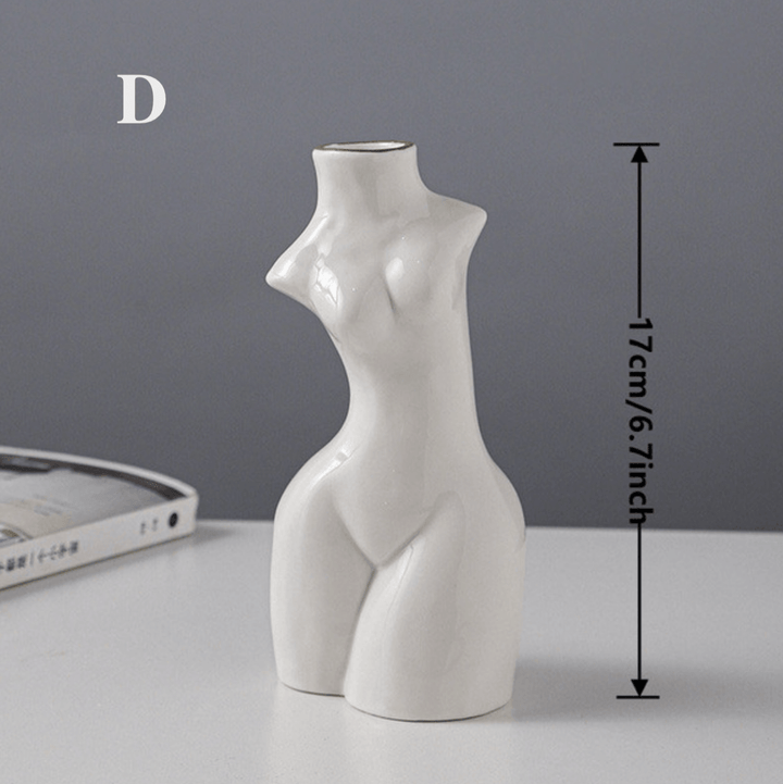 Ceramics Body Shape Candle Holders - huemabe - Creative Home Decor