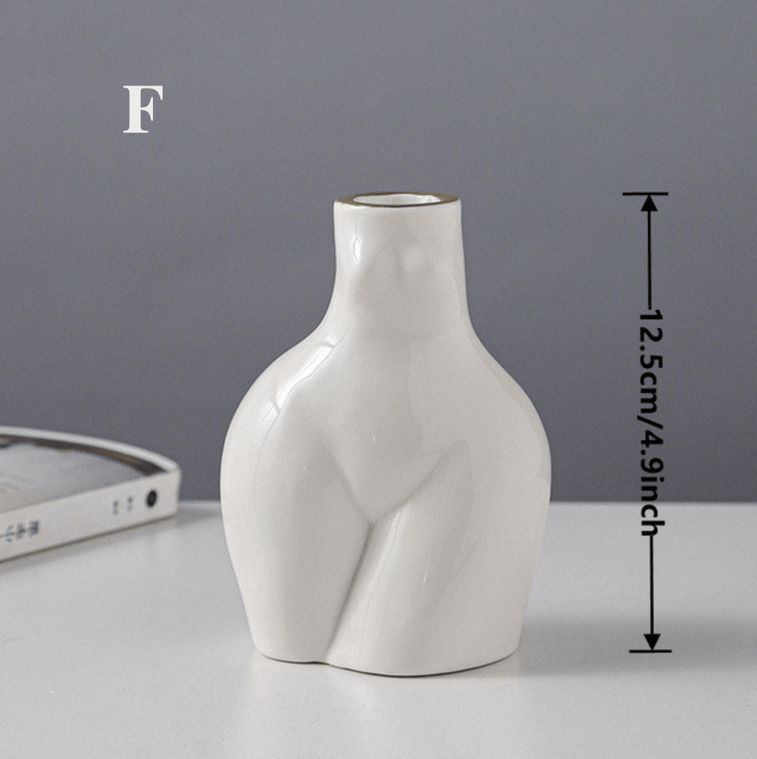 Ceramics Body Shape Candle Holders - huemabe - Creative Home Decor