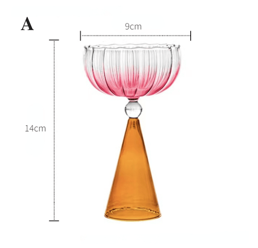 Champagne Cocktail Glass Goblet - huemabe - Creative Home Decor