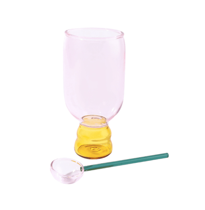 Cocktail Glass Mug & Spoon Gift Set - huemabe - Creative Home Decor