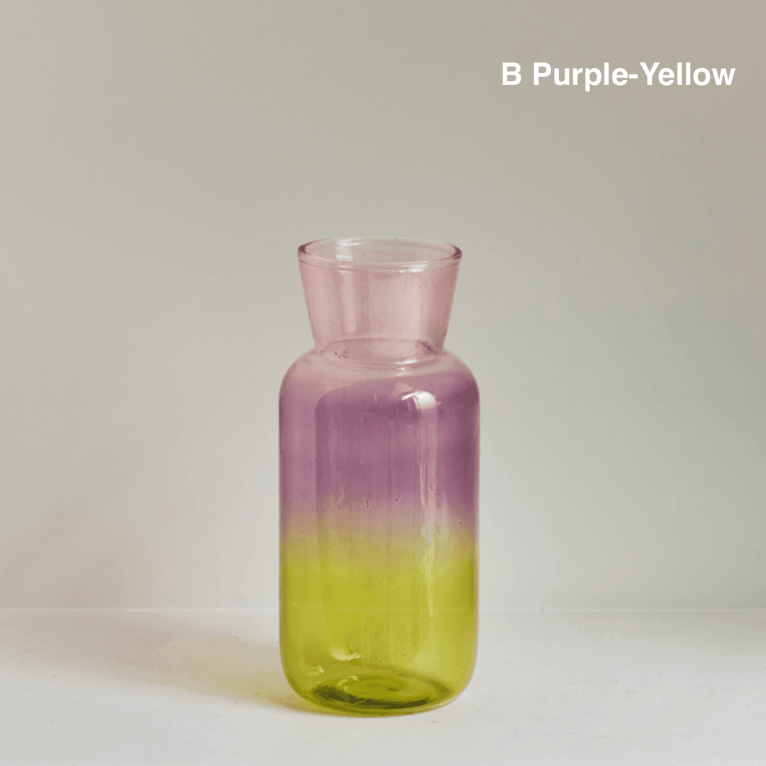 Color Glass Decorative Vase - huemabe - Creative Home Decor
