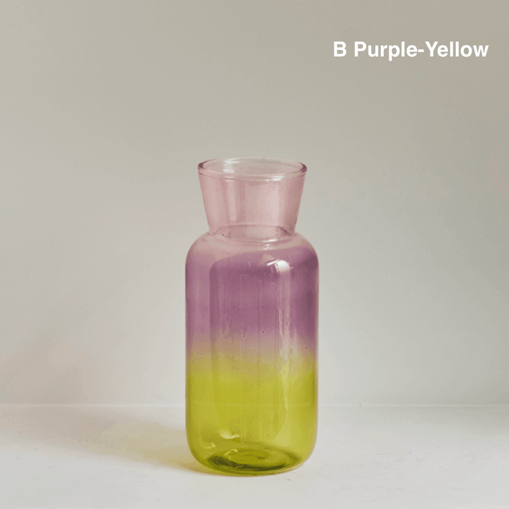 Color Glass Decorative Vase - huemabe - Creative Home Decor